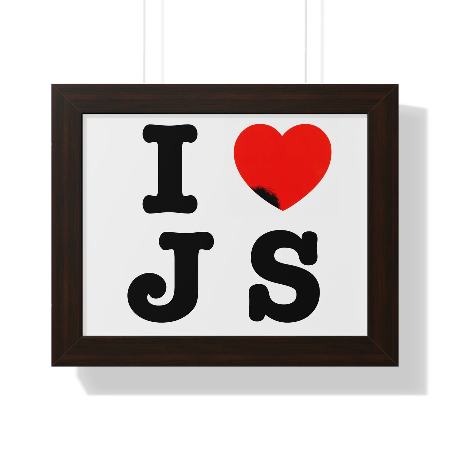 I ❤️ JS Poster