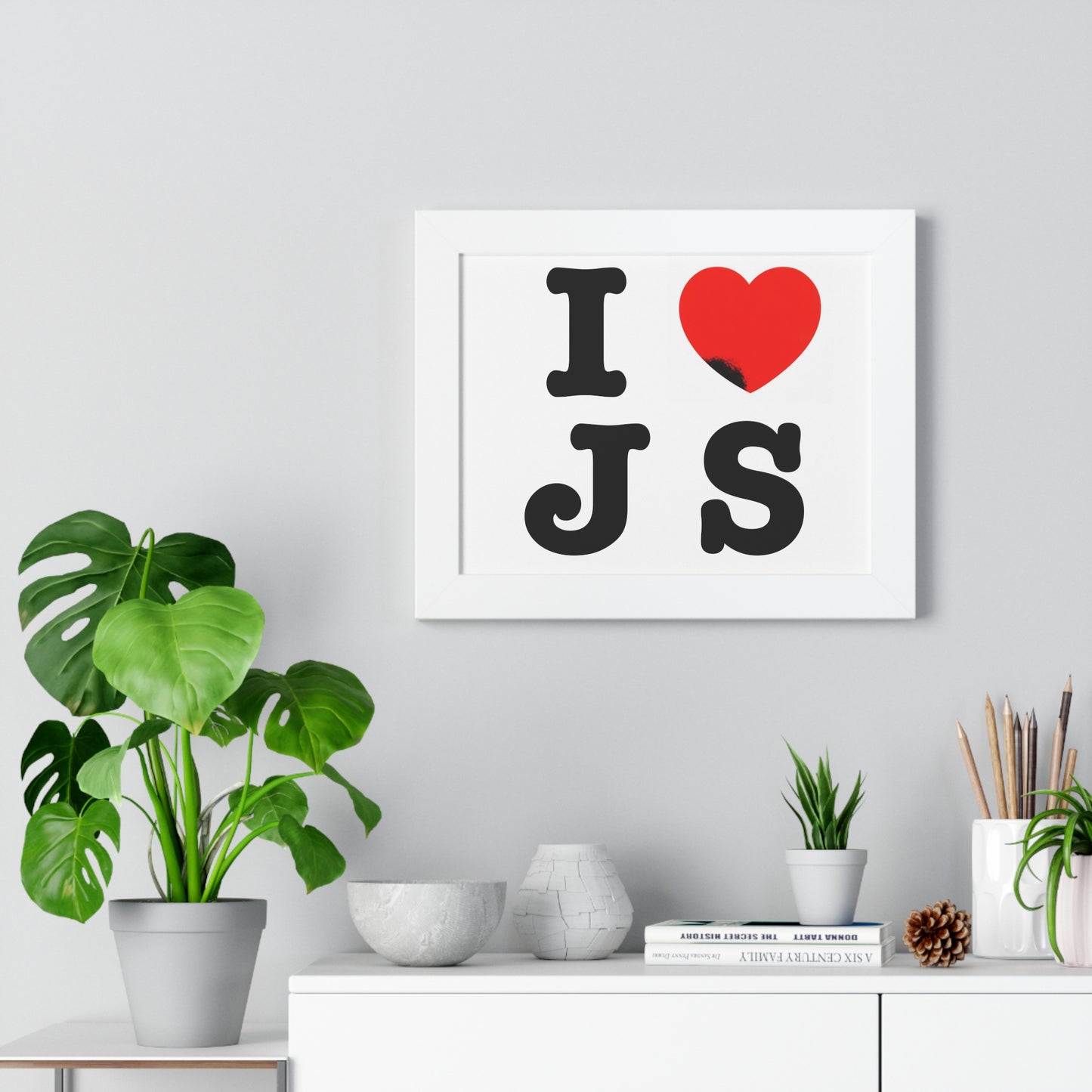 I ❤️ JS Poster