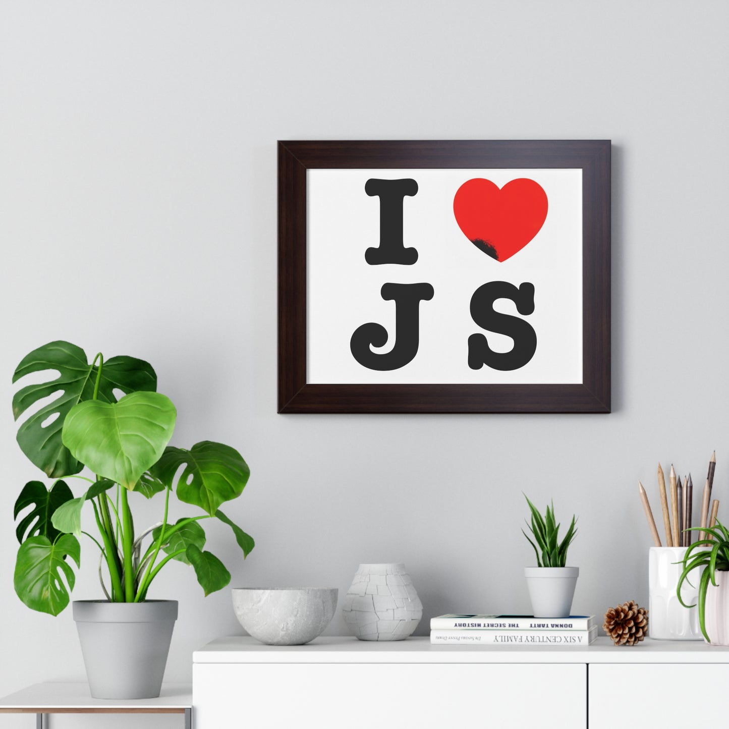 I ❤️ JS Poster
