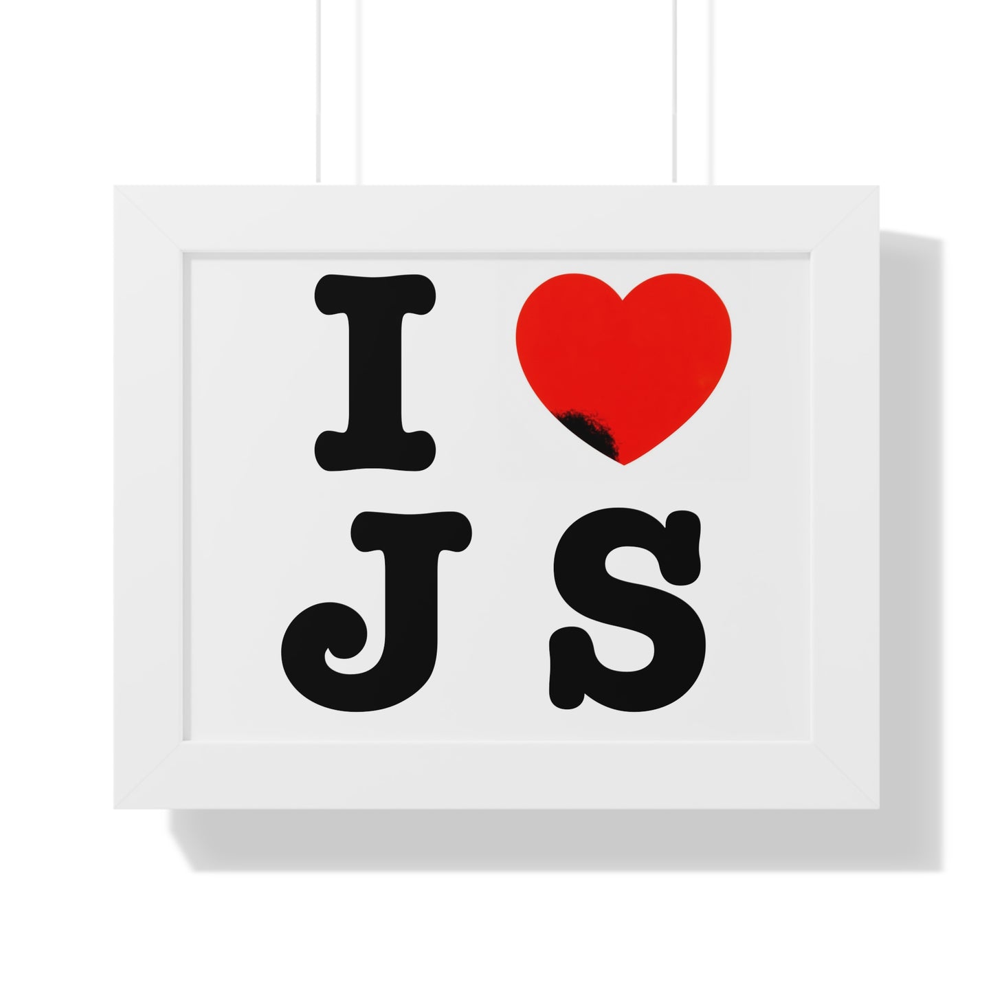 I ❤️ JS Poster
