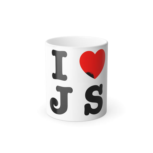 I ❤️ JS Color Changing Mug